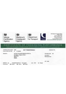 packaging-401-certificate